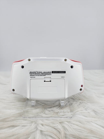 Custom Console: White and Pink Gameboy Advance