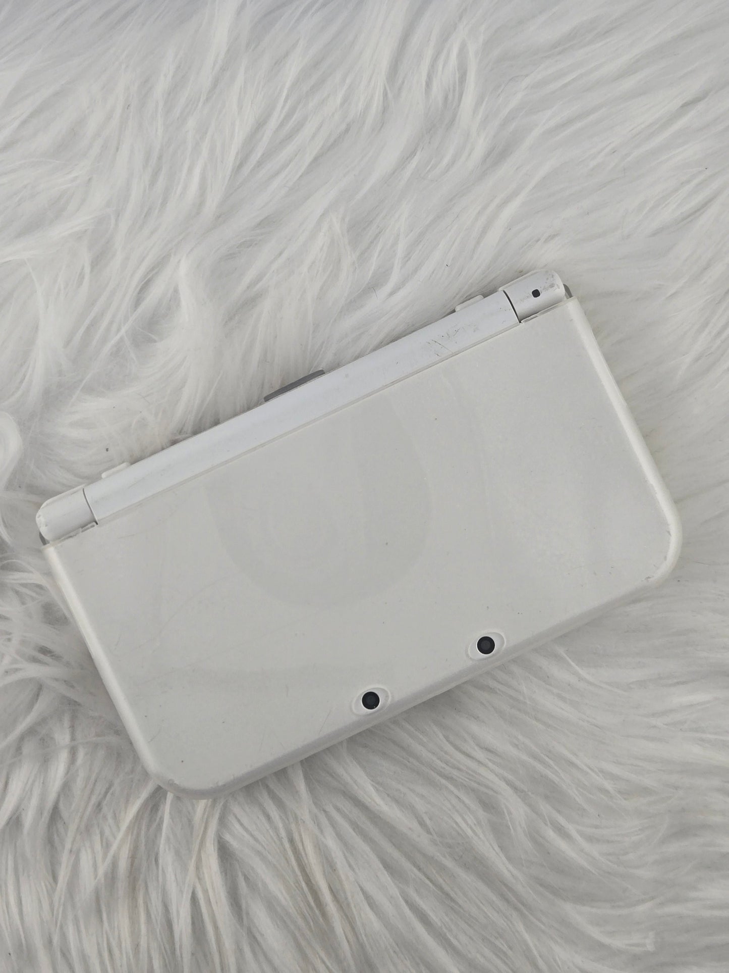 Pearl White "New" Model 3DS XL with Glitter TPU Shell