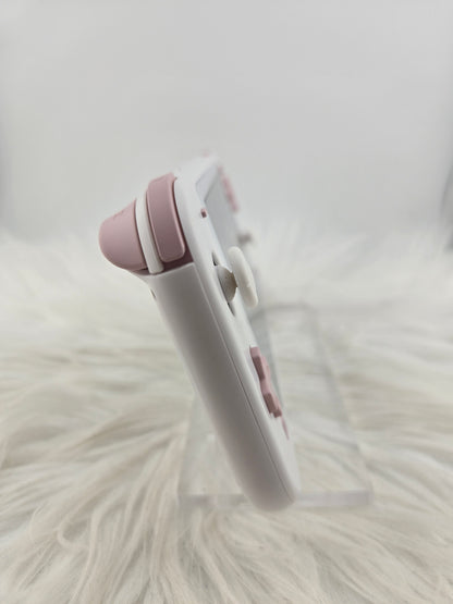 Custom Console: White and Pink Switch Lite