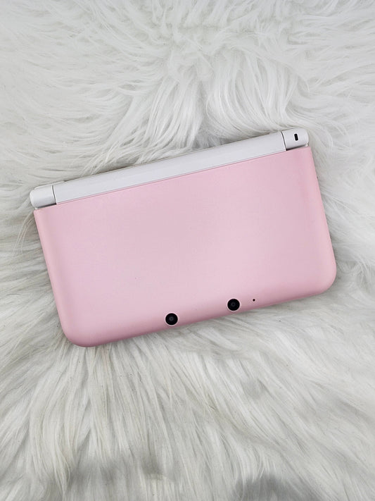 3DS XL rosa y blanca