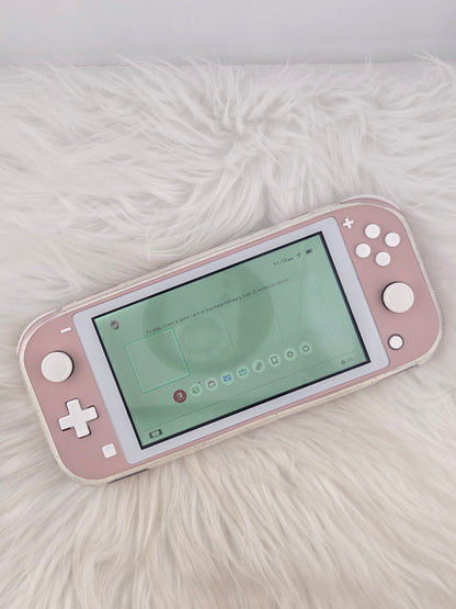 Custom Console: Pink and White Switch Lite