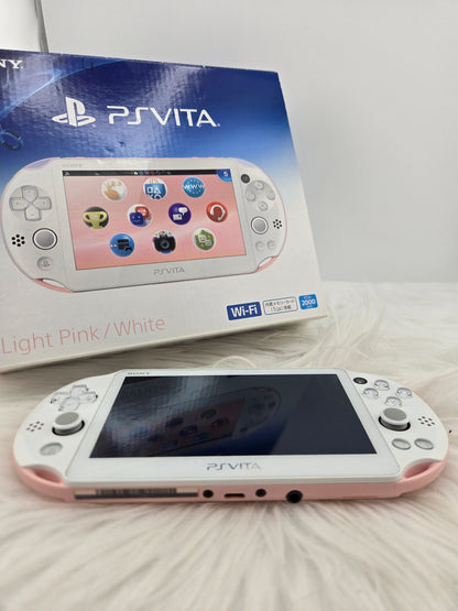 PS Vita 2000 rosa - completo en caja