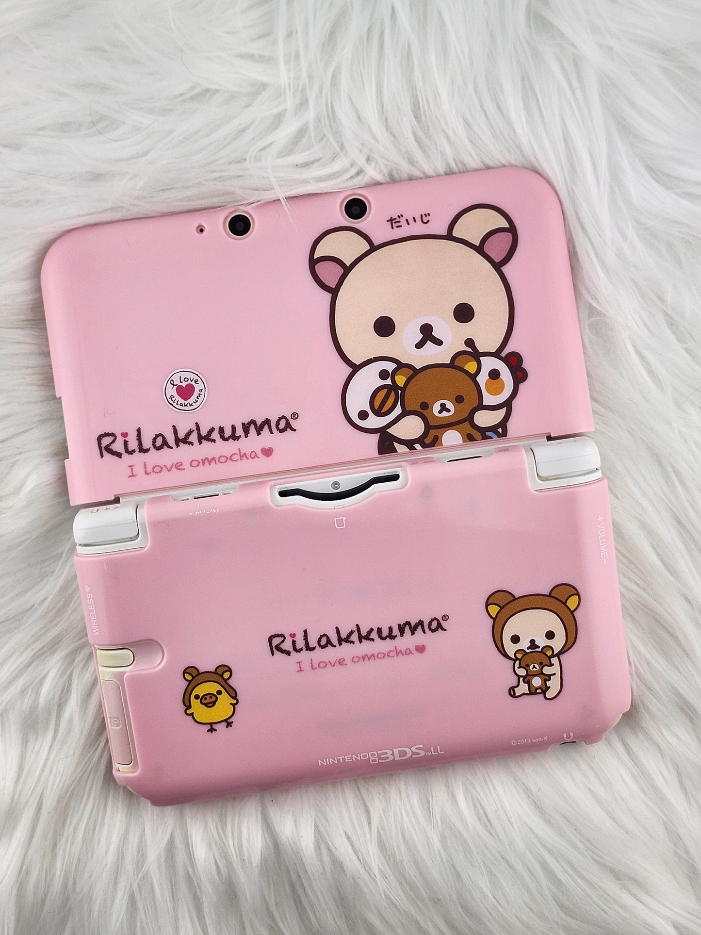Lot 3DS XL rose et blanc thème Korilakkuma