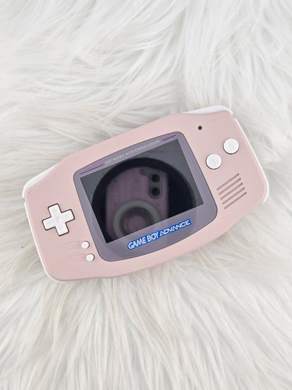 Custom Console: Pink and White Gameboy Advance