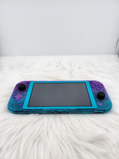Custom Console: Glitter Gradient Galaxy Switch Lite