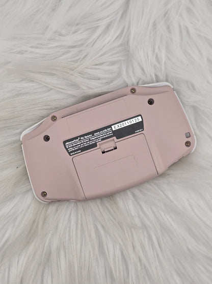Custom Console: Pink and White Gameboy Advance
