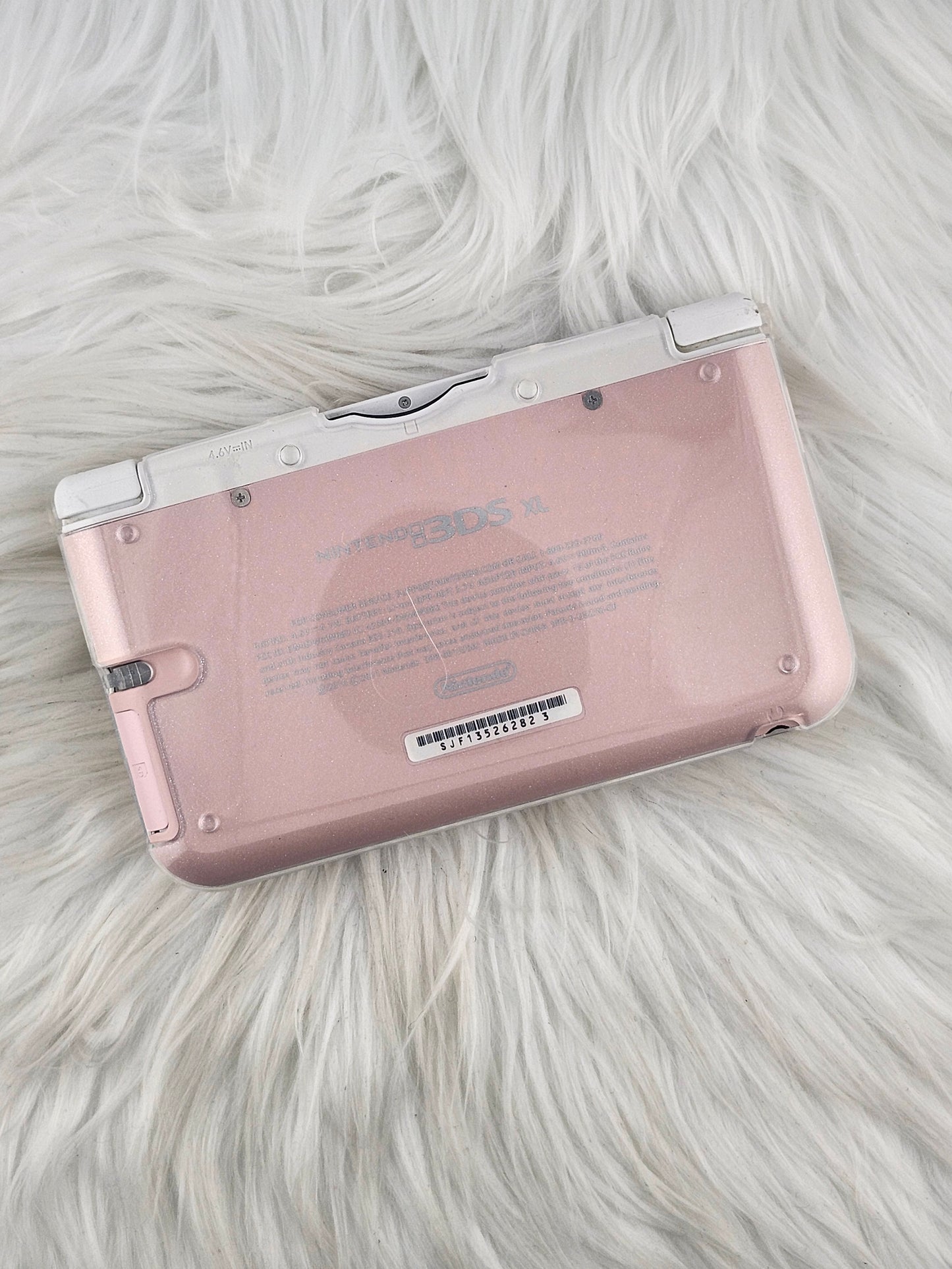 3DS XL rosa y blanca