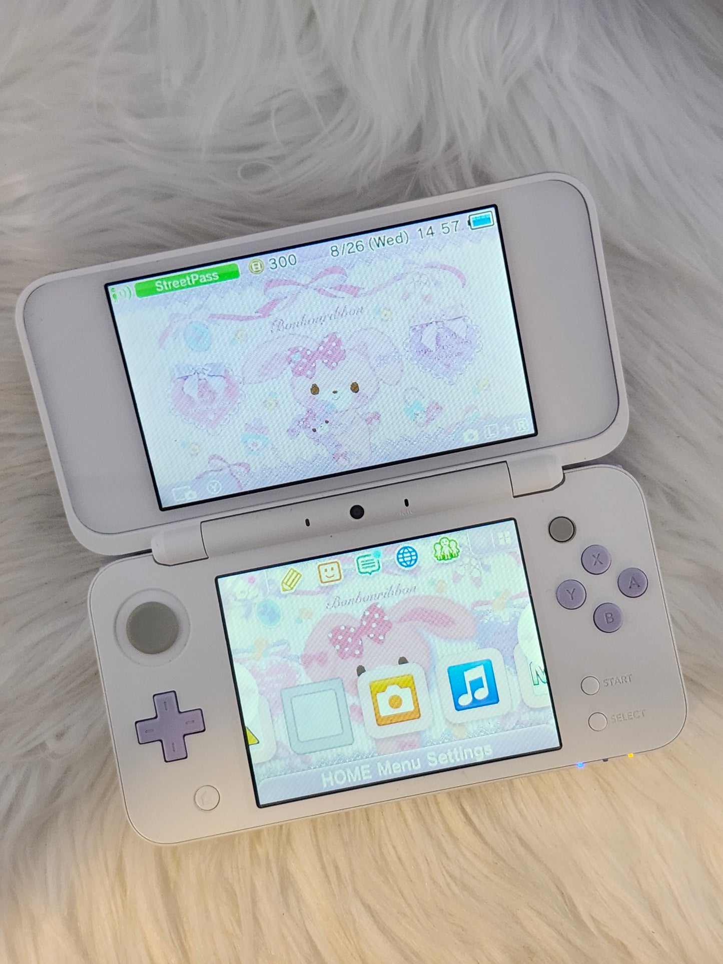 Lavender and White "New" Model 2DS XL
