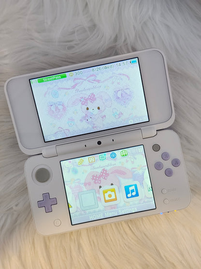 Lavender and White "New" Model 2DS XL