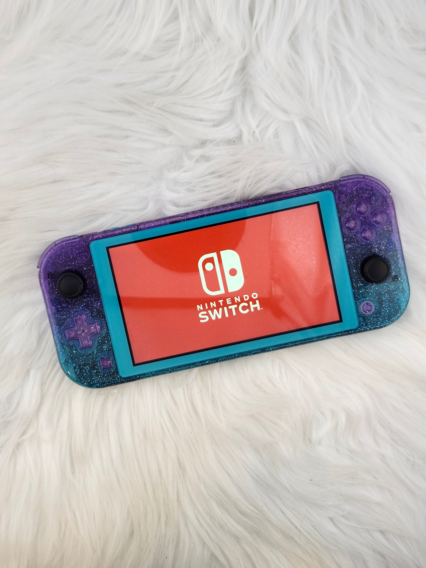 Custom Console: Glitter Gradient Galaxy Switch Lite