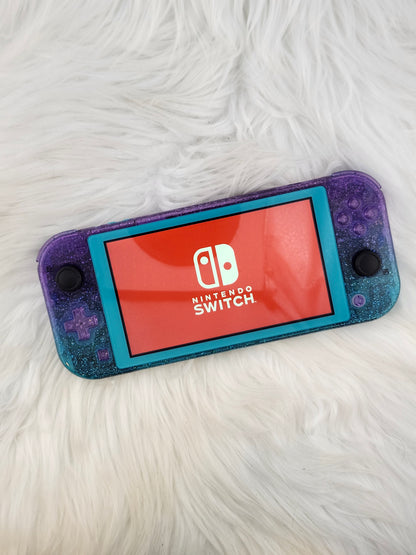 Custom Console: Glitter Gradient Galaxy Switch Lite