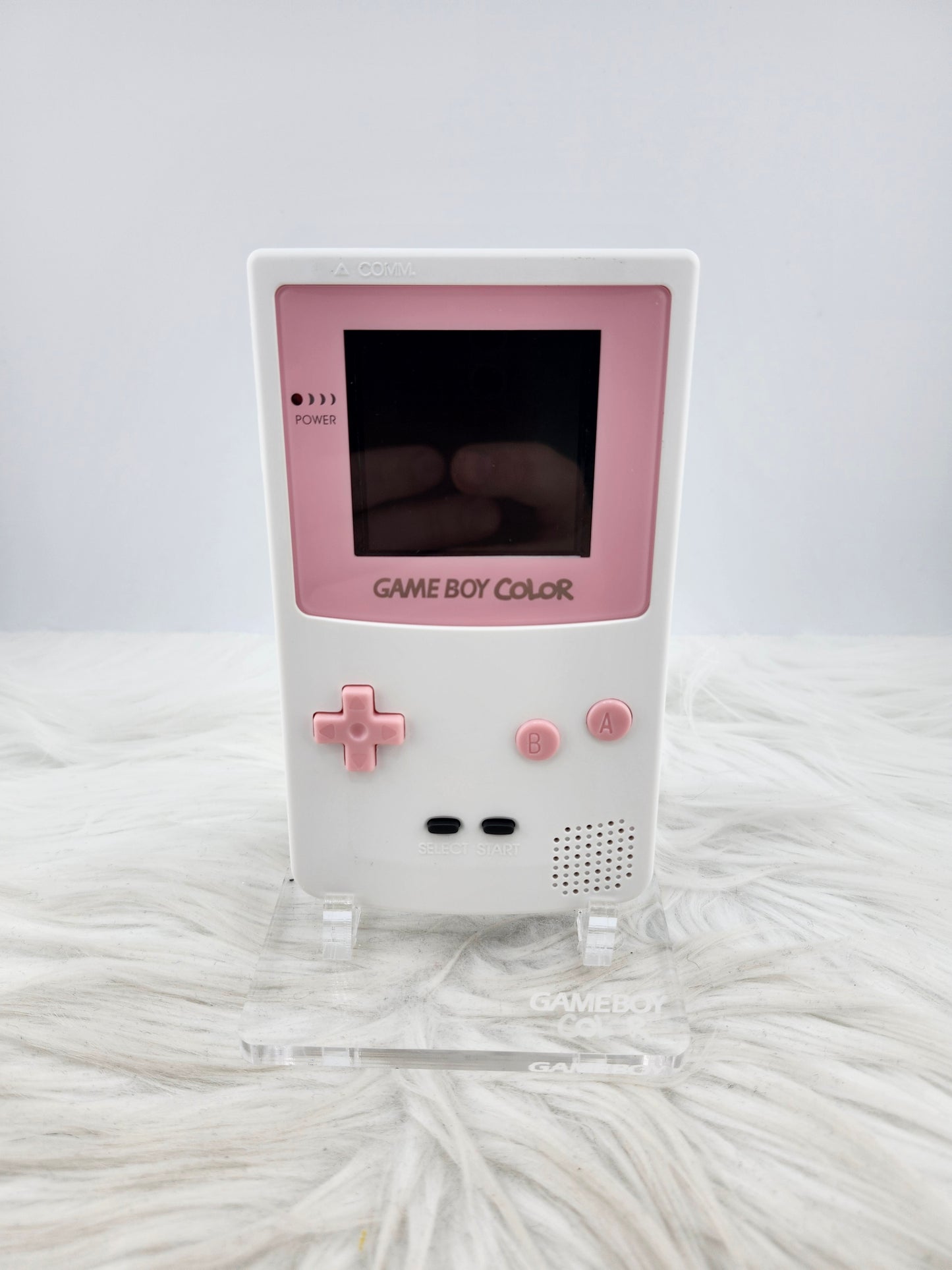 Coming Soon - Custom Console: White and Pink Gameboy Color