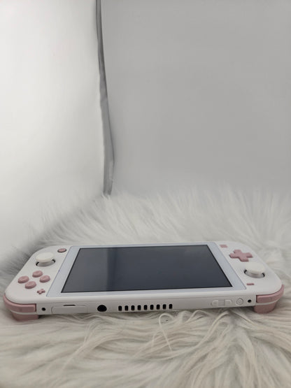 Custom Console: White and Pink Switch Lite