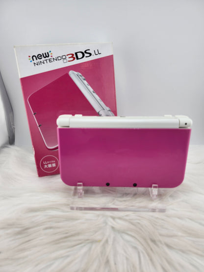New 3DS XL rosa vibrante con pantalla IPS inferior