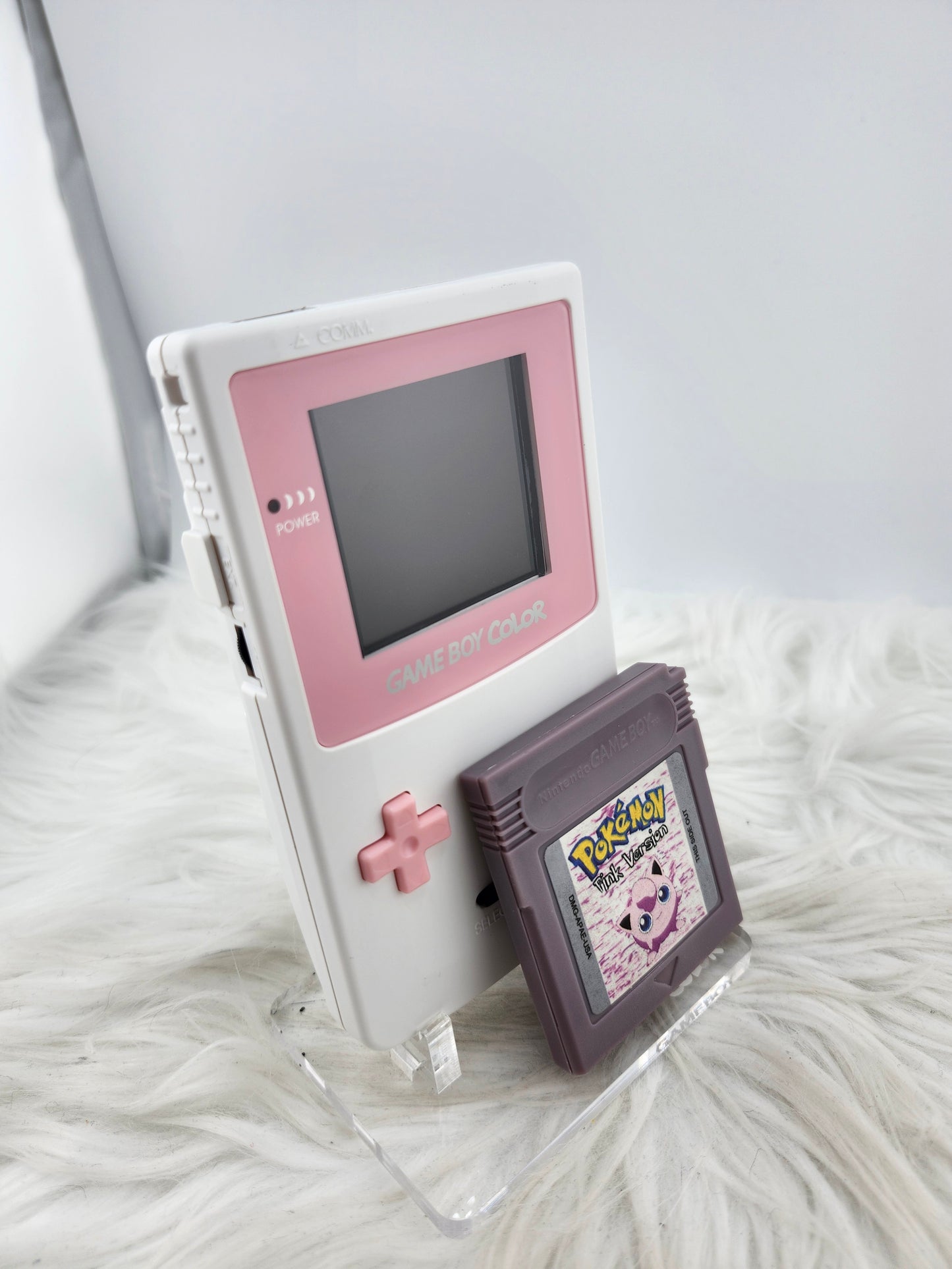 Coming Soon - Custom Console: White and Pink Gameboy Color
