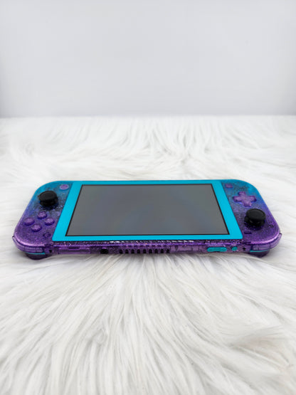 Custom Console: Glitter Gradient Galaxy Switch Lite