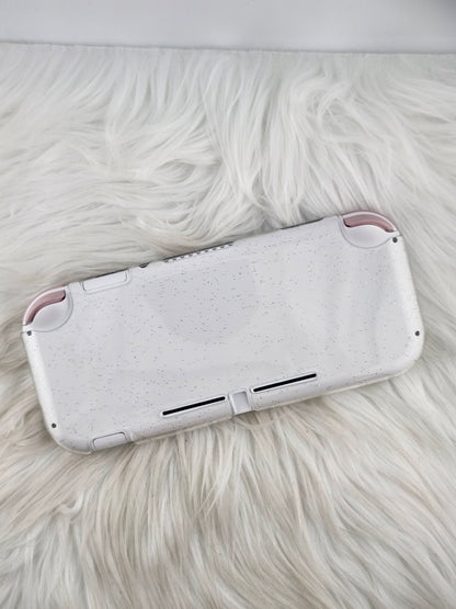 Custom Console: White and Pink Switch Lite
