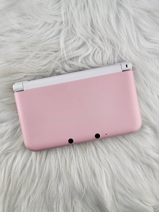 3DS XL rosa y blanca