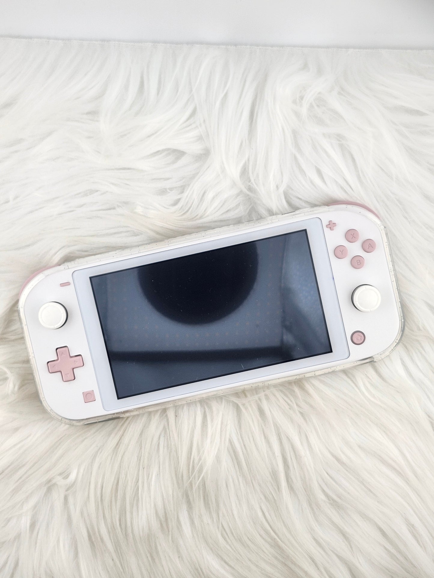 Custom Console: White and Pink Switch Lite