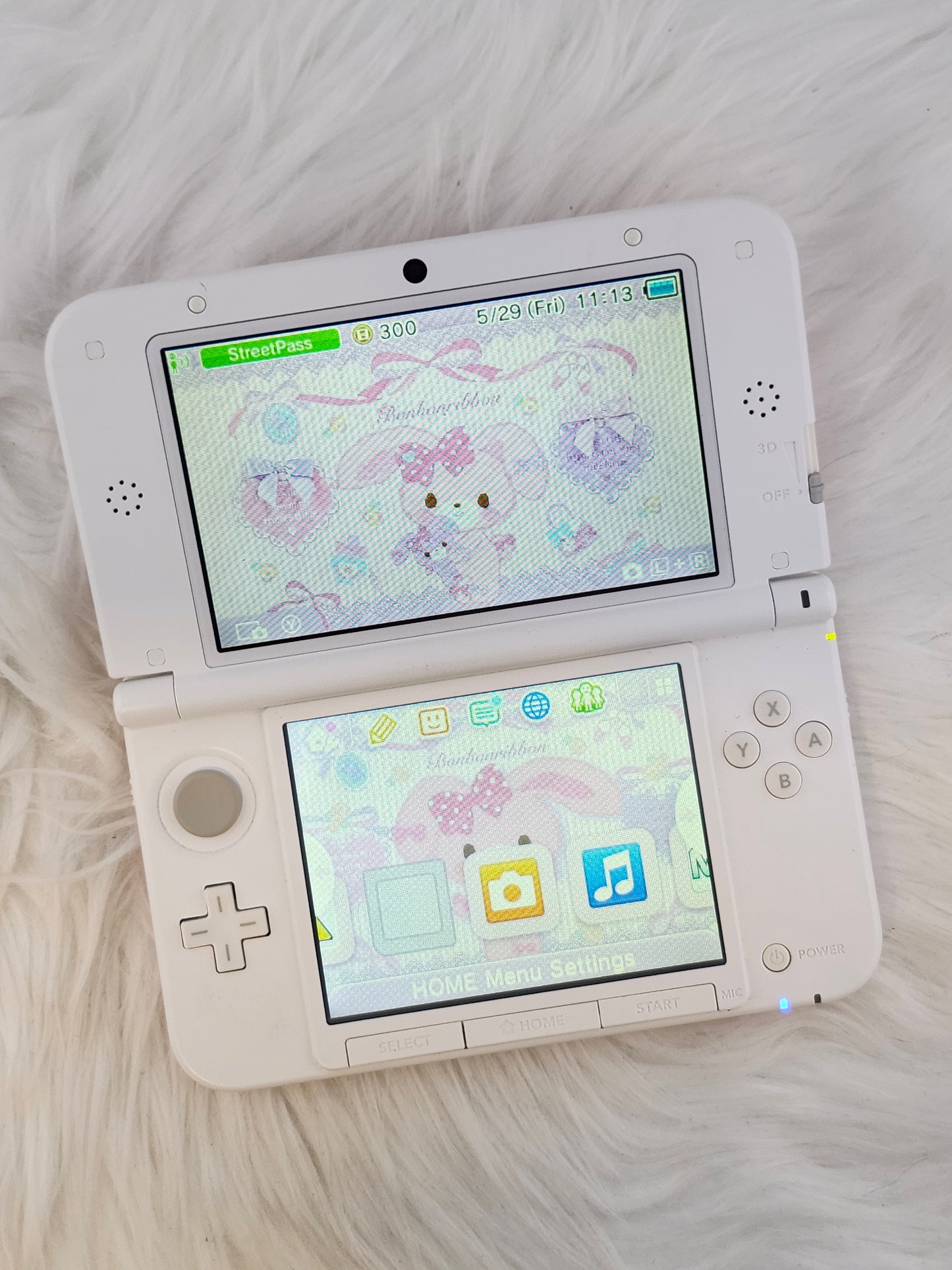 Pink and White 3DS XL