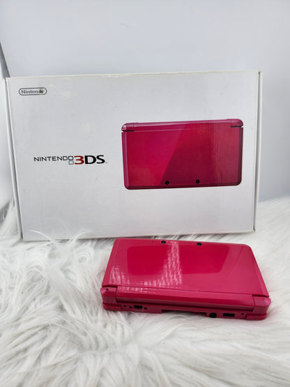 3DS Rosa Brillante - Completa en su caja