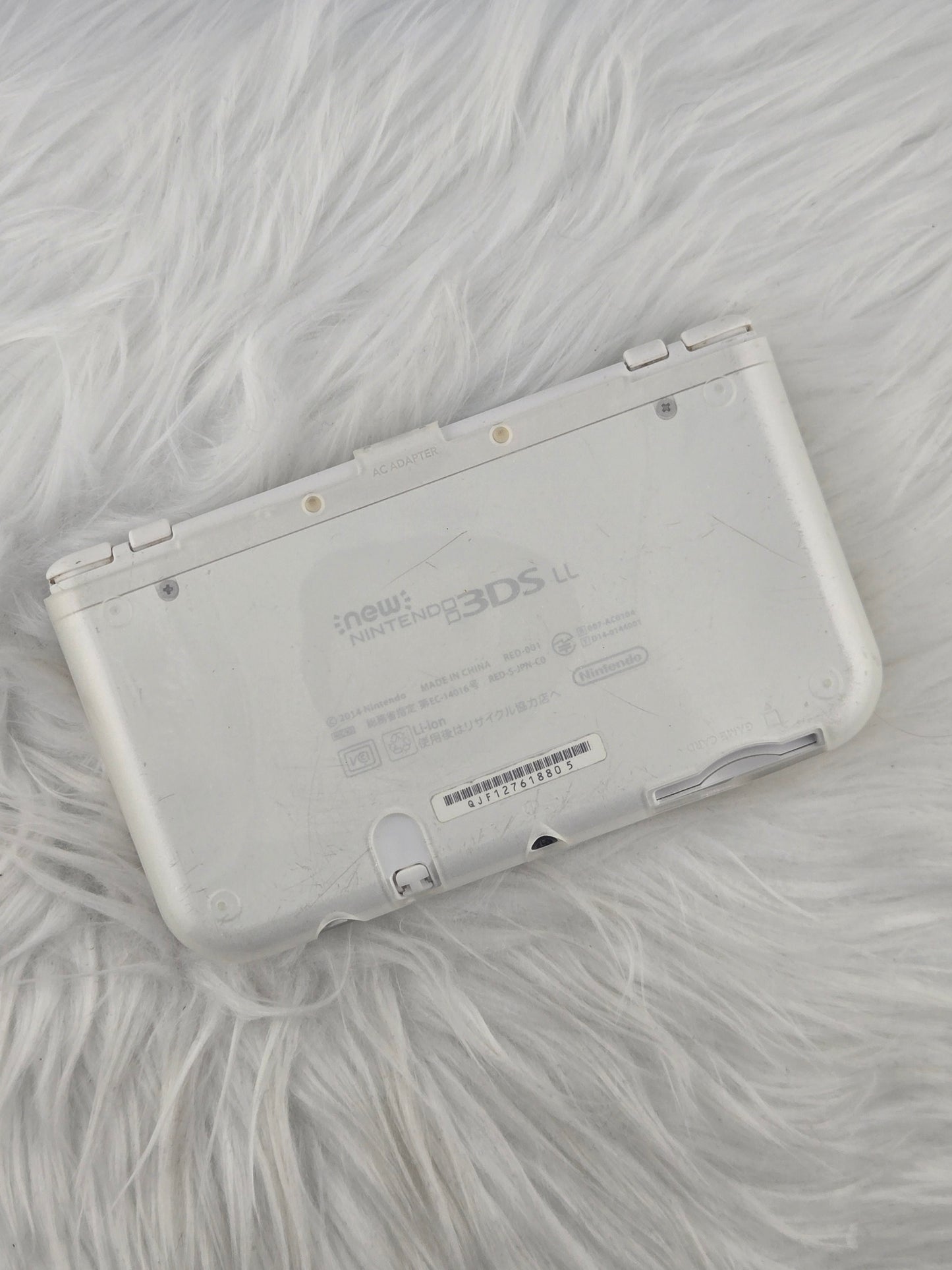Pearl White "New" Model 3DS XL with Glitter TPU Shell