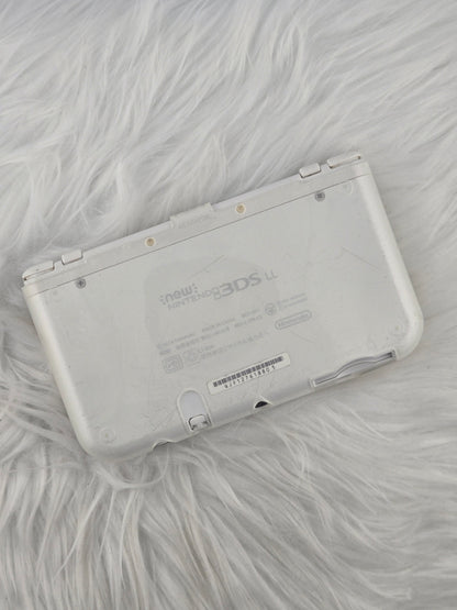Pearl White "New" Model 3DS XL with Glitter TPU Shell