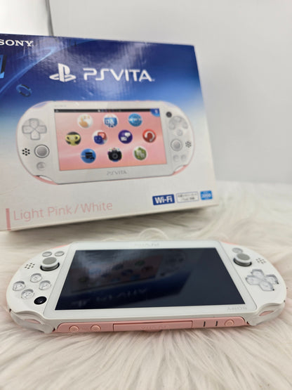 PS Vita 2000 rosa - completo en caja