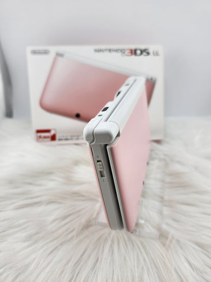 3DS XL Rosa y Blanco - Completo en Caja