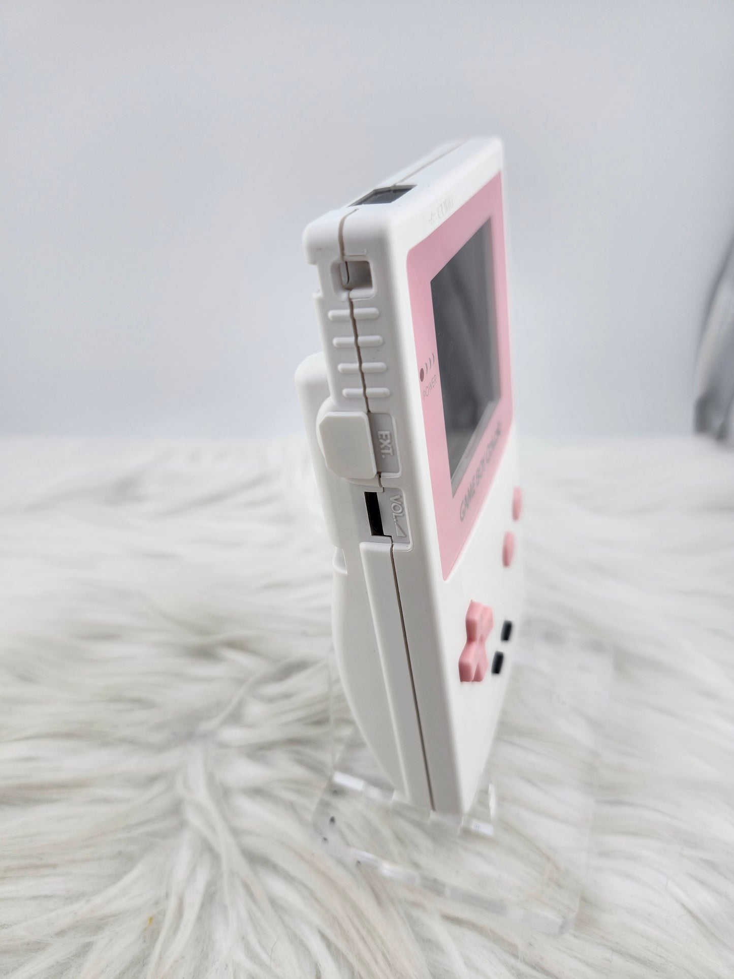 Coming Soon - Custom Console: White and Pink Gameboy Color
