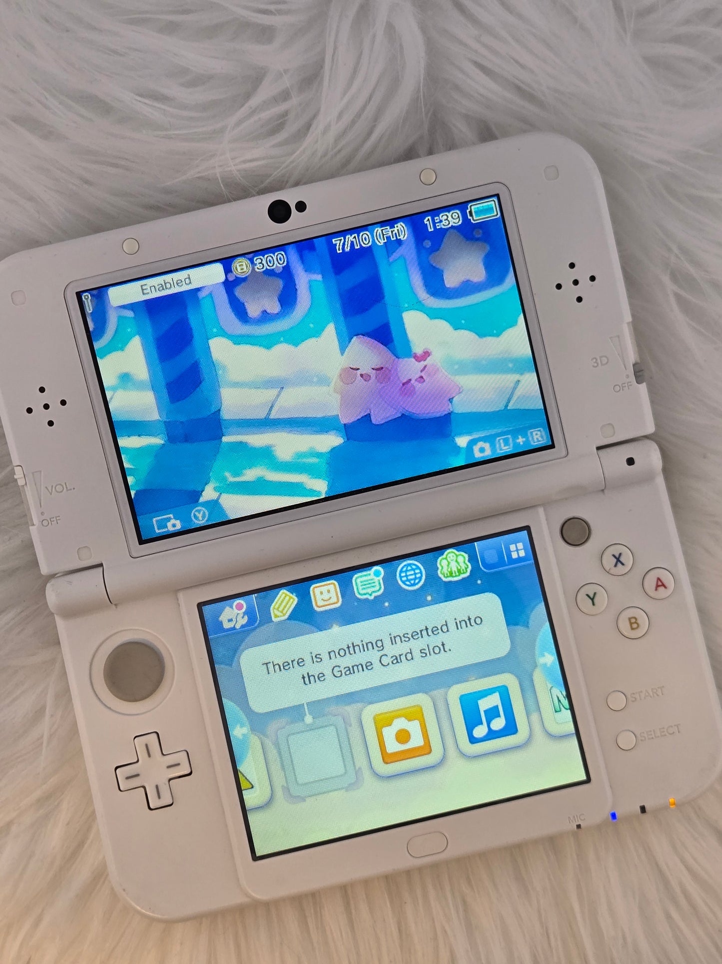 Pearl White "New" Model 3DS XL with bottom IPS screen