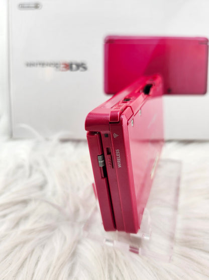 3DS Rosa Brillante - Completa en su caja