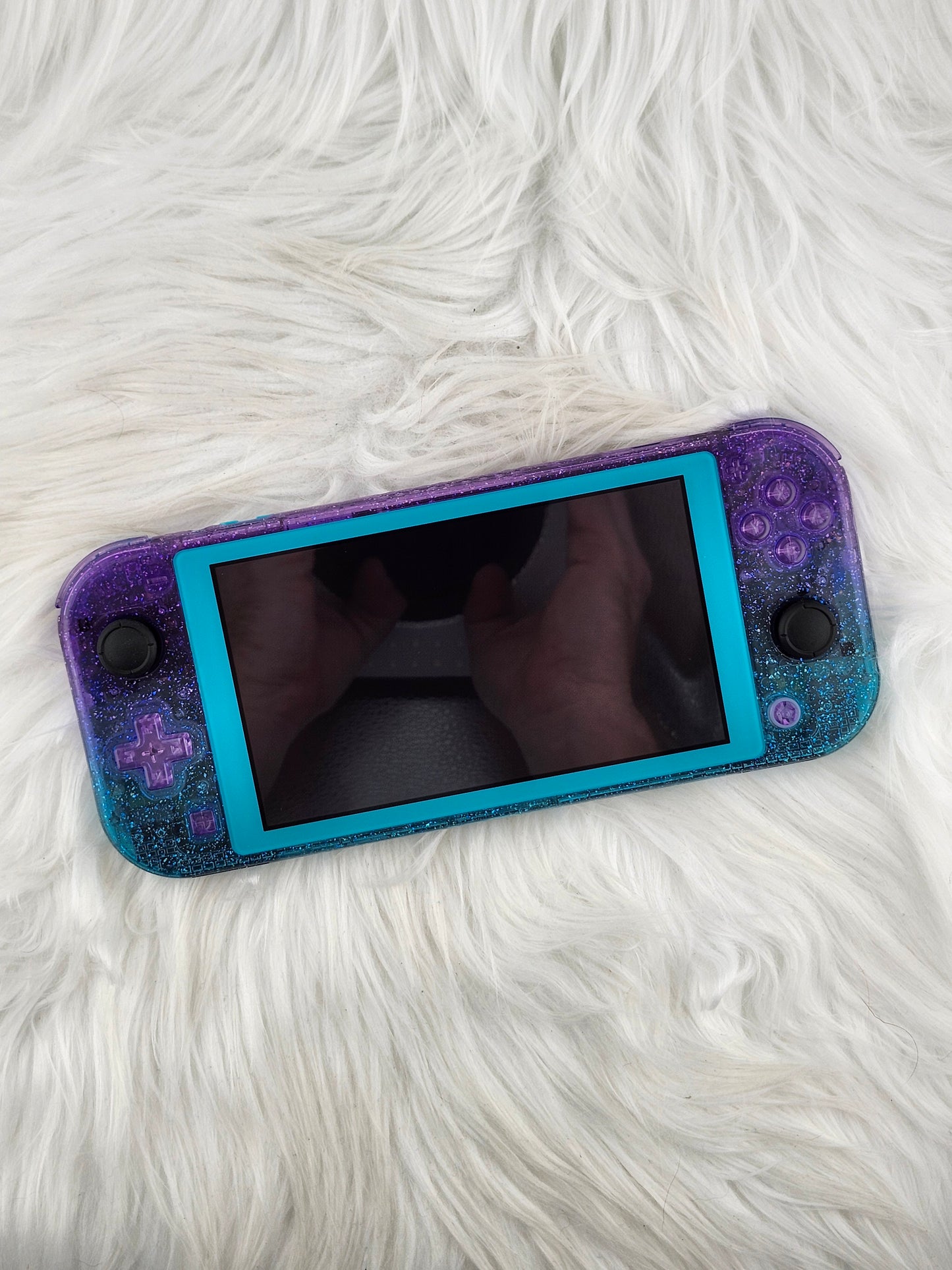 Custom Console: Glitter Gradient Galaxy Switch Lite