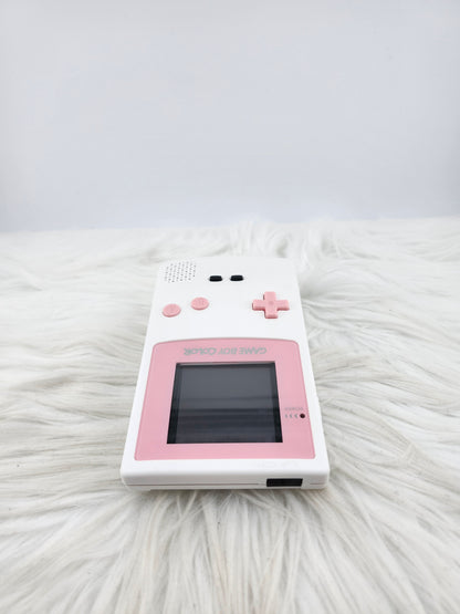 Coming Soon - Custom Console: White and Pink Gameboy Color