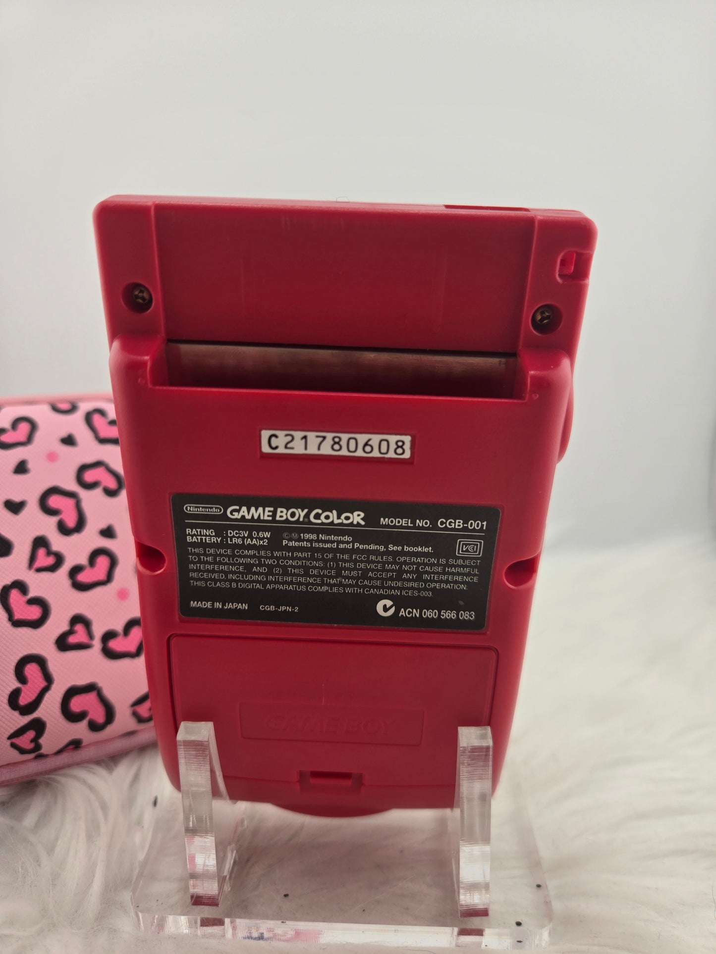 Berry Pink Gameboy Color